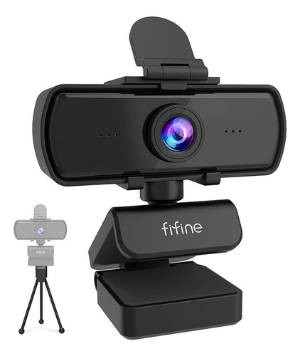 Webcam Fifine K420 Usb Hd 1440p 30fps 2k C Microfone E Tripé