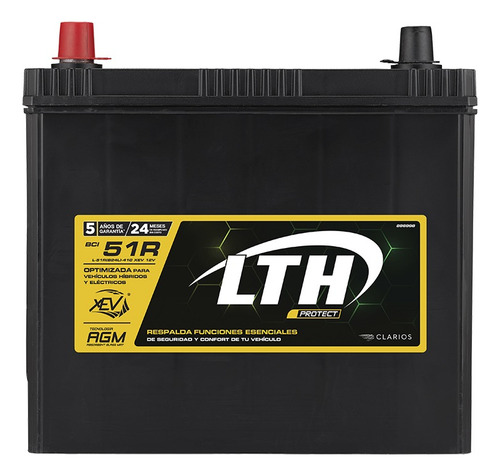 Batería Lth Agm Mazda Mx-5 2017 - 2022 - L-51r-410