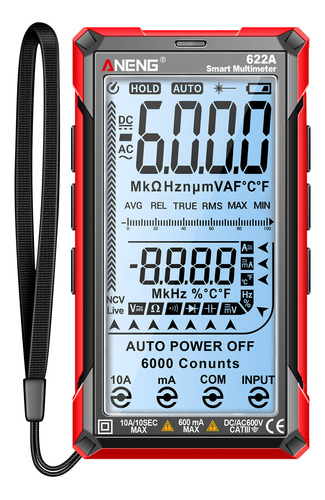 Multímetros, Temperatura Actual, Amperio, Condensador Dc/ac