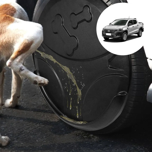 4 Capa Protetora Roda Pneu Fiat Strada Anti Xixi Cachorro
