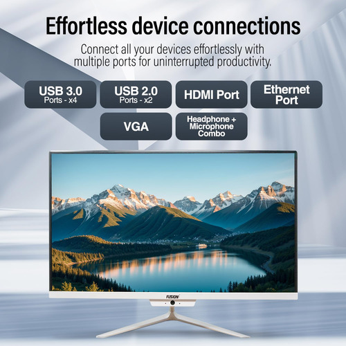 Computadora De Escritorio Todo En Uno De 23.8 Full Hd -