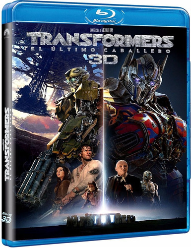 Transformers El Ultimo Caballero Blu-ray 3d + Blu-ray