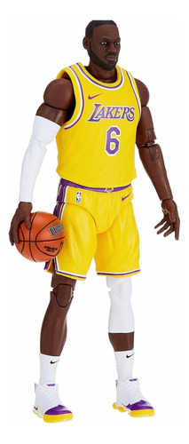 Le Bron James Figura Basketball Le Bron #6 Lakers Hoy X Flex
