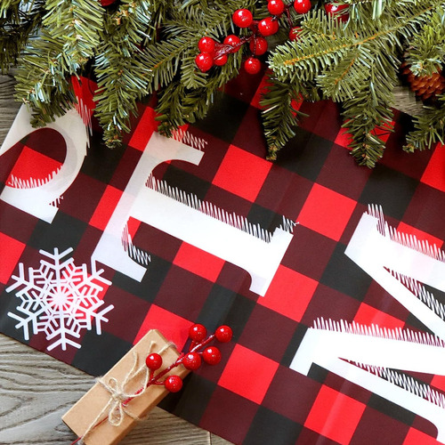 Coplas De Navidad Banner Decoración Puerta Cortina 180x30cm