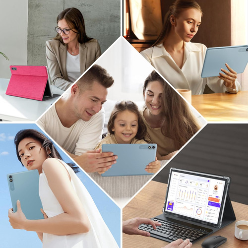 Tablet Android Com Teclado,tablet Android 15 De 10 Polega...