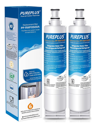 Pureplus Filtro De Agua, Reemplazo Para Edr5rxd1, Everydrop 