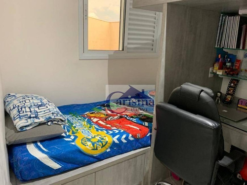 Imagem 14 de 17 de Cobertura Com 2 Dormitórios À Venda, 57 M² Por R$ 270.000,00 - Jardim Milena - Santo André/sp - Co0181