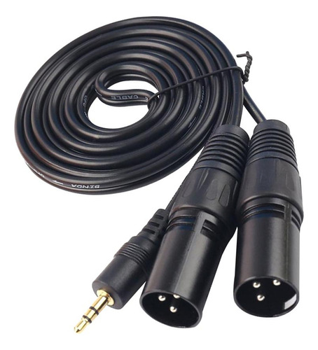2 X 3.5mm (mini) 1/8 '' Cable Adaptador Esté A Doble Xlr