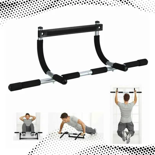 Barra Ejercicio Dominadas Puerta Fitness Dorsal Gym 5 En 1