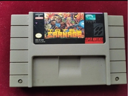 Total Carnage ( Juego Super Nintendo Snes ) 20v    _\(^o^)/_