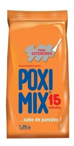 Poximix Mezcla Adhesiva A Base De Cemento Exterior 1.25 Kg