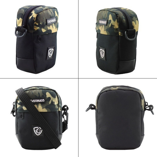 Imagem 8 de 9 de Bolsa Pochet Necessaire Shoulder Bag Everbags Combate Camu