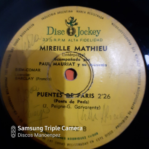 Simple Mireille Mathieu Disc Jockey C12