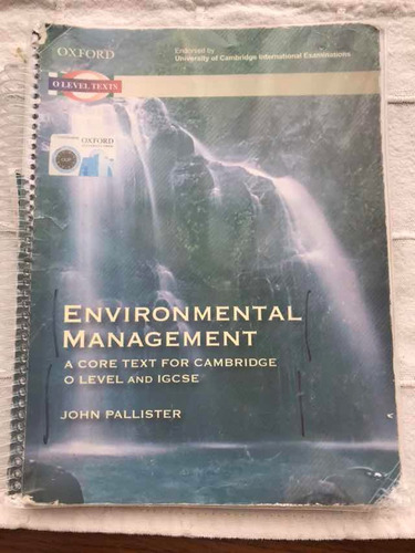 Libro Environmental Management Con Espiral Usado