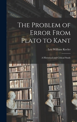 Libro The Problem Of Error From Plato To Kant: A Historic...