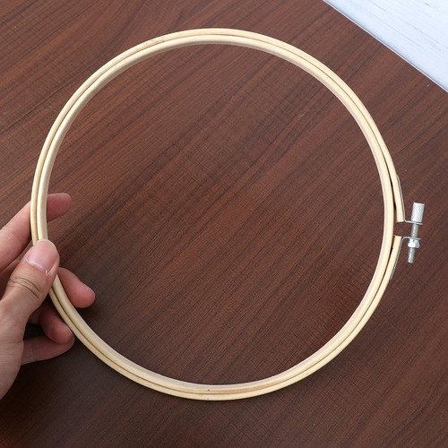 Aro De Madeira Circular De Bordado Diy