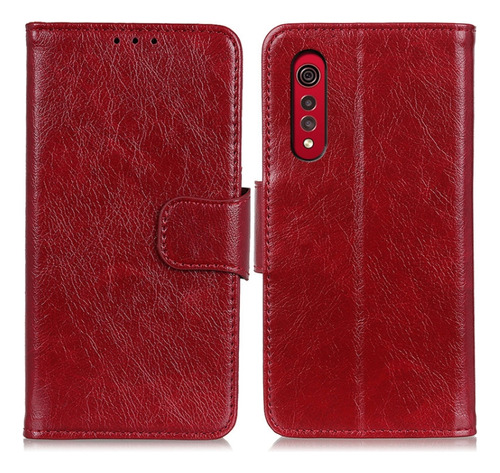 Funda De Piel Con Textura De Napa Para LG Velvet 2 Pro