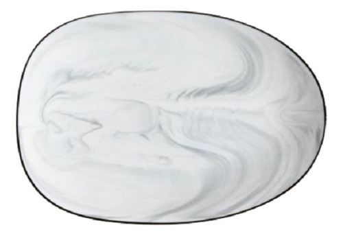 Bandeja Porcelana Filippo Oval 35 X 24 Cm 0511410 Mundotoys