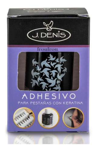 Adhesivo Para Pestañas Negro Con Keratina J Denis