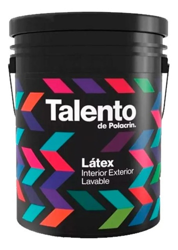 Latex Talento Interior/exterior Lavable Polacrin X 20 Litros