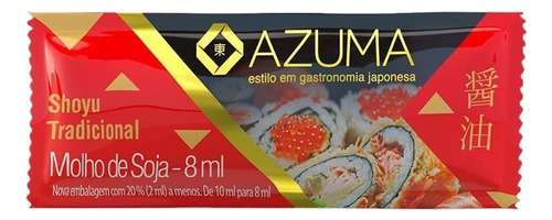 Shoyu Tradicional Kikkoman Sache 8ml Caixa Com 200