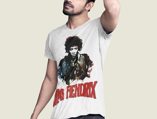 Camiseta Rock Metal Jimi Hendrix R2