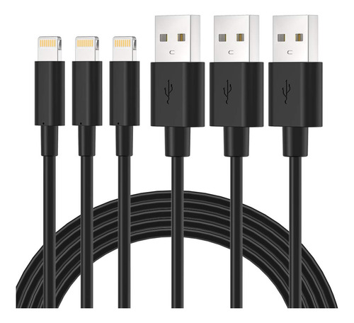 Novtech - Cable Lightning De 3 Pies Con Certificacin Mfi Par