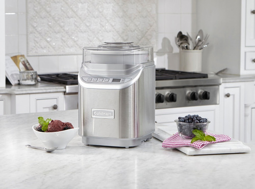 Máquina De Helado Programable De Acero 2l Cuisinart Ice-70p1