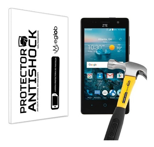 Imagen 2 de 2 de Lamina Protector Pantalla Anti-shock Zte Fanfare 2
