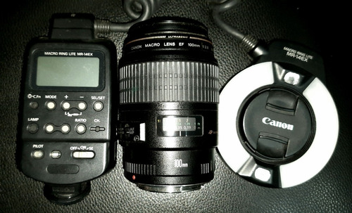Imagen 2 de 2 de Lente Macro Canon Original 100mm Ef 1:2.8 Usm Ultrasonico
