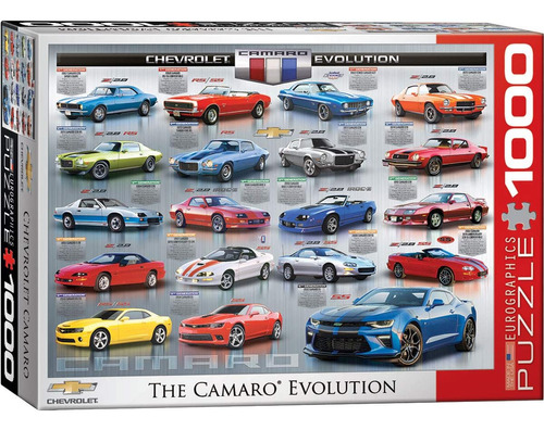 Eurographics Chevrolet The Camaro Evolution Puzzle De 1000 P