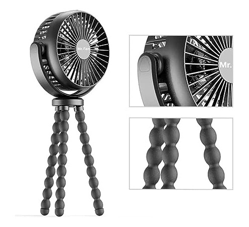 Mr. Fan - Ventilador Portátil Para Cochecito Giratorio De 36