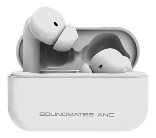 Audífonos Tzumi Sound Mates Pro Anc Bt 5.0 Color Blanco