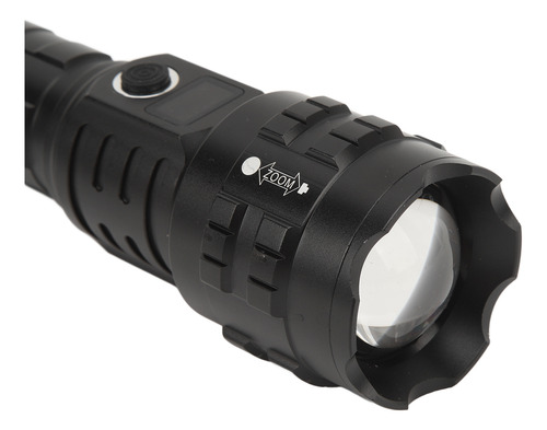 Linterna Led Luz Fuerte Tipo C Recargable Impermeable