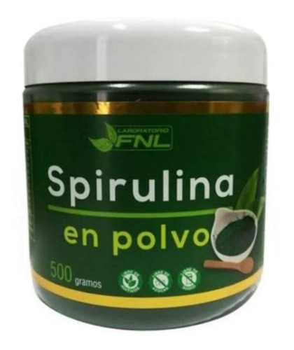 Spirulina En Polvo 1 Pote De 500 Grs Sellada Certificada Fnl