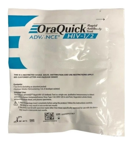 Test Oraquick Prueba Rapida Casera S * I * D * A