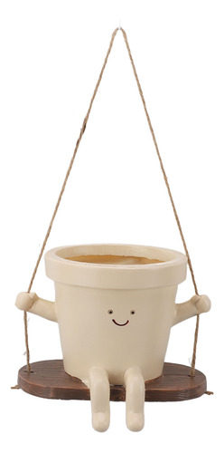 Maceta Swing Face Para Colgar En Forma De Cabeza De Flor De