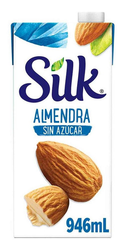 Alimento Liquido De Almendra Silk Sin Azúcar 946ml