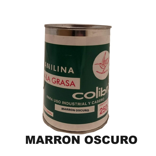 Anilina A La Grasa Colibri X 250 Grs Marron Oscuro