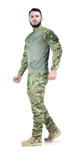 Fardamento Multicam Combat+calça Safo Militar Airsoft Uv50+