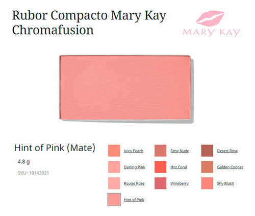 Mary Kay Rubor En Polvo Compacto - Chromafusion Blush