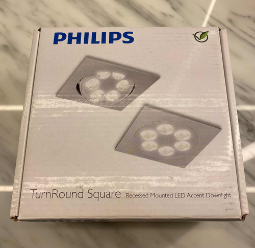 Philips Spot De Embutir Led 13.2w Cuadrado