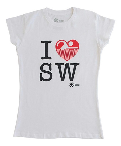 Playera Natación Dama Baxu - I Love Swimming