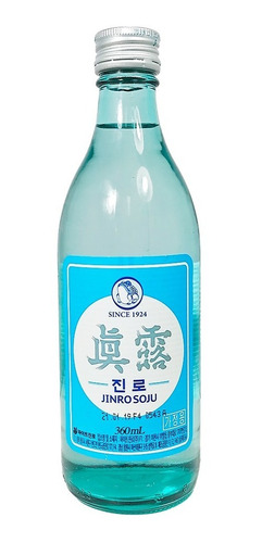 Soju Jinro 360 Ml Bebida Corea Importada 