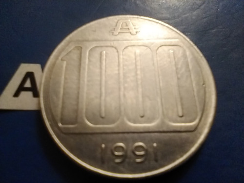 Monedas Argentinas De Australes 1000 Del Año 1991