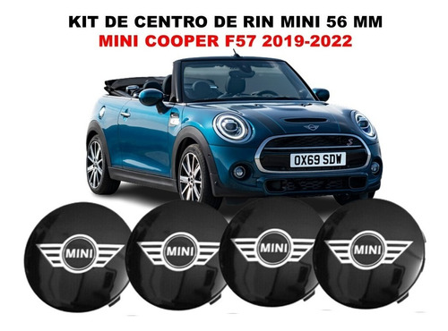 4 Centros De Rin Mini Cooper F57 2019-2022 56 Mm
