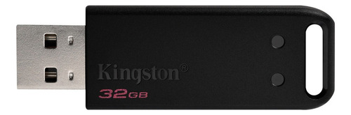 Pendrive Kingston Datatraveler 20, 32 Gb, Usb 2.0 - Saletech Color Negro