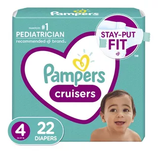 Pañal Pampers Cruisers Etapa 4 - Unidad a $1945