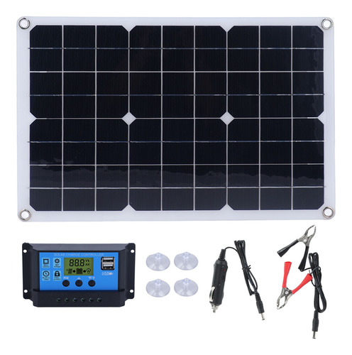 Kit De Energía Solar, Panel De Carga De Batería, 50 W, Monoc