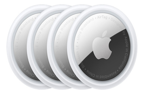 Imagen 1 de 3 de Apple Airtag White 4 Pack